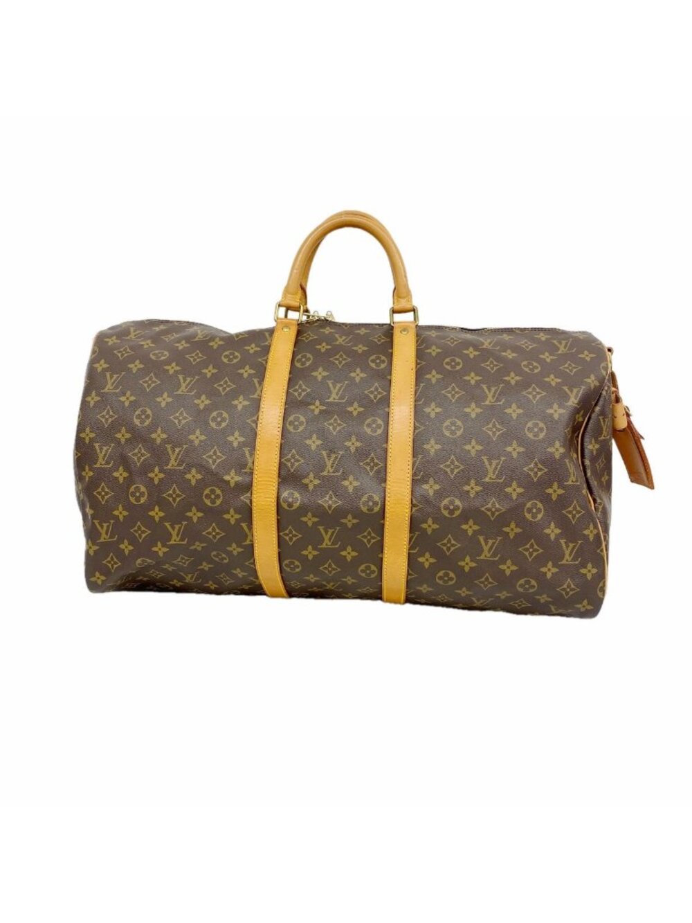 Louis Vuitton Boston Bag Monogram Keepall Bandouliere 55 Brown